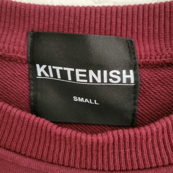 Kittenish Crop Sweatshirt Size Small - Picture 3 of 5
